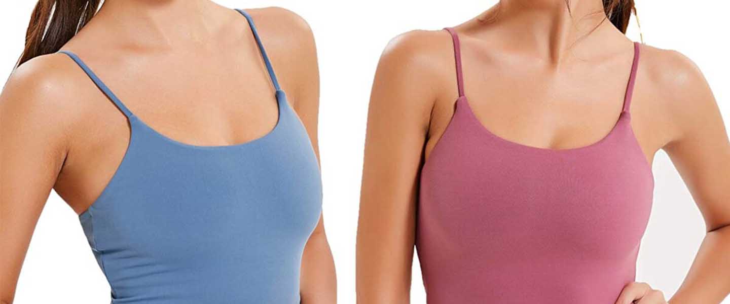 Tank Tops With Built In Bra Support in 2023